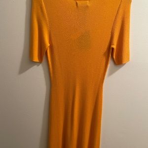 Brand New NAADAM cashmere rubbed mini dress